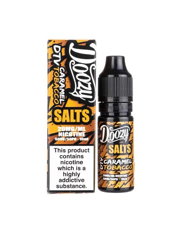Caramel Tobacco Nic Salt E-Liquid by Doozy