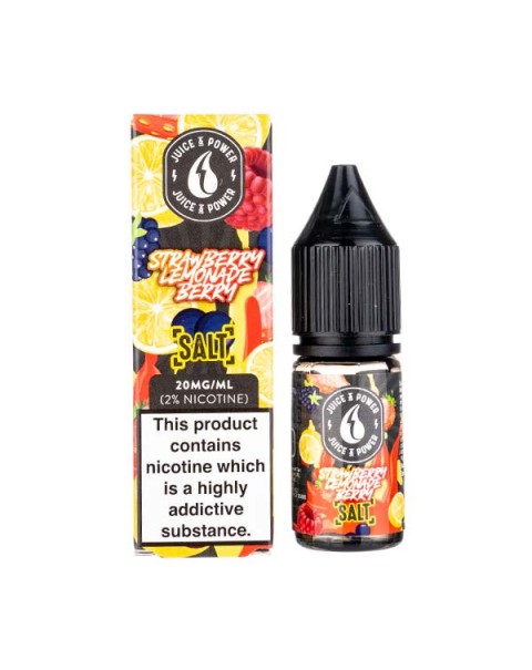 Strawberry Lemonade Nic Salt E-Liquid by Juice N Power