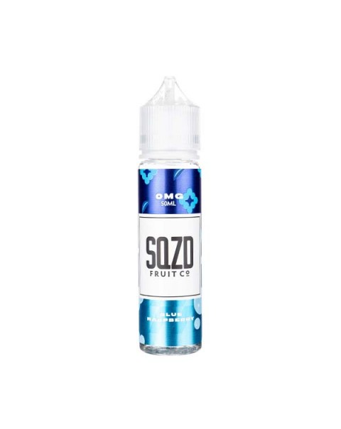 Blue Raspberry 50ml Shortfill E-Liquid by SQZD Fruit Co
