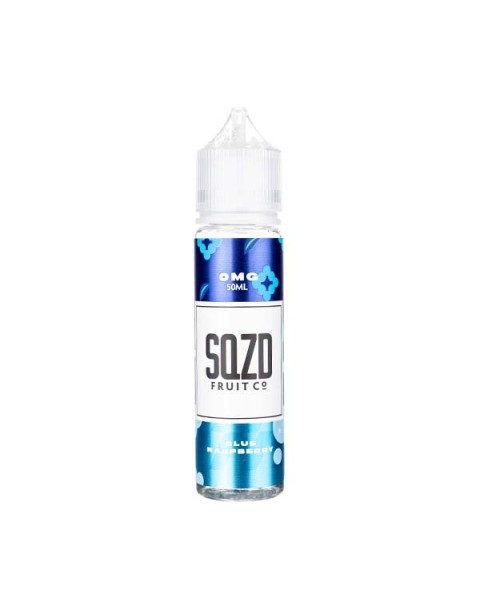 Blue Raspberry 50ml Shortfill E-Liquid by SQZD Fruit Co