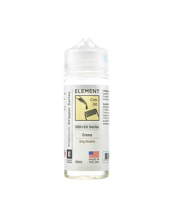 Crema 100ml Shortfill E-Liquid by Element