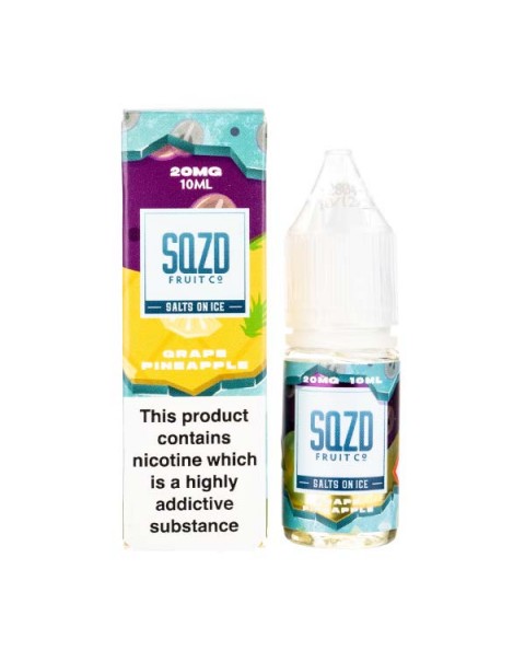 Grape Pineapple On Ice Nic Salt E-Liquid by SQZD Fruit Co