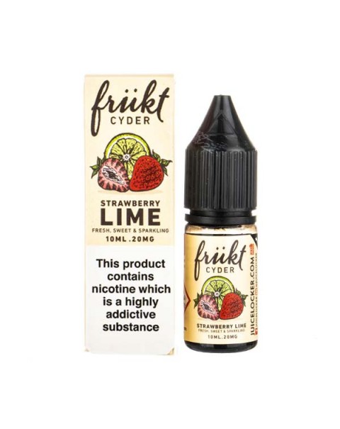 Strawberry Lime Nic Salt E-Liquid by Frukt Cyder