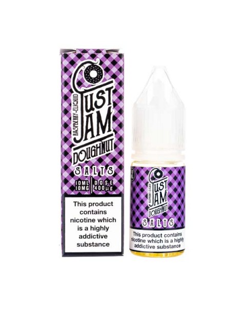 Raspberry Doughnut Nic Salt E-Liquid by Just Jam