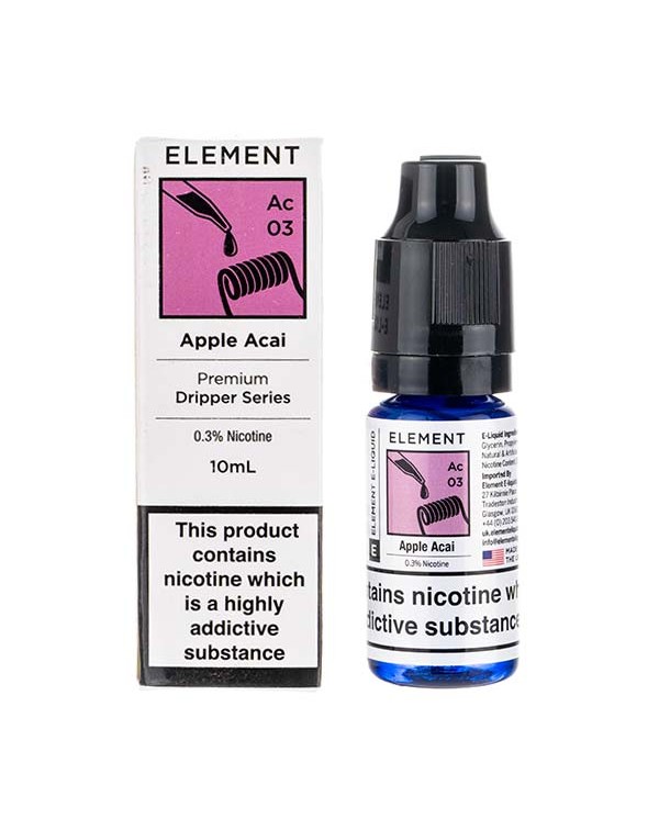 Apple Acai 80/20 E-Liquid by Element