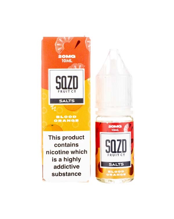 Blood Orange Nic Salt E-Liquid by SQZD Fruit Co