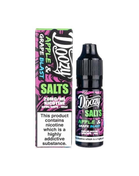 Apple & Grape Blast Nic Salt E-Liquid by Doozy