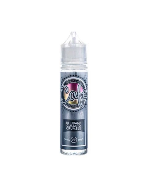 Rhubarb Custard Crumble Shortfill E-Liquid by Cafe Vapour