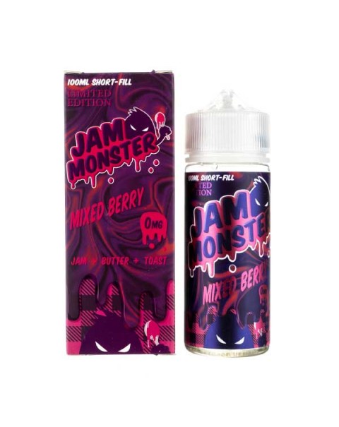 Mixed Berry Shortfill E-Liquid by Jam Monster