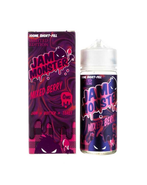 Mixed Berry Shortfill E-Liquid by Jam Monster