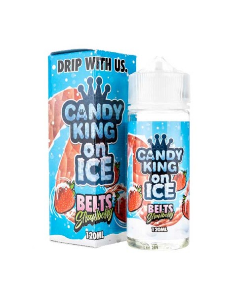 Strawberry Belts On Ice Shortfill E-Liquid by Candy King