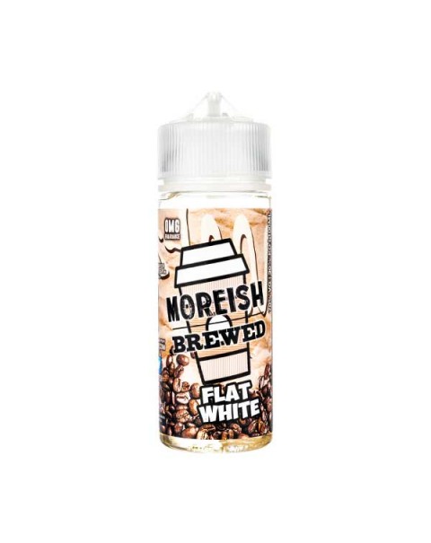 Flat White Brewed Shortfill E-Liquid by Moreish Puff