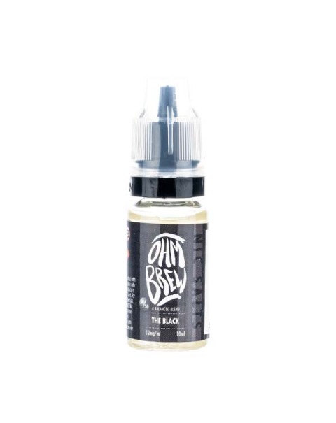 The Black Nic Salt E-Liquid by Ohm Brew