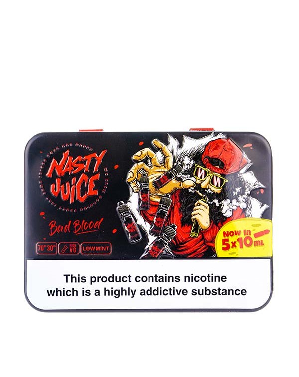 Bad Blood E-Liquid (5x10ml) by Nasty Juice