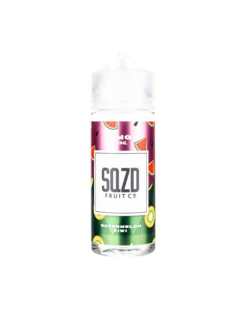 Watermelon Kiwi 100ml Shortfill E-Liquid by SQZD Fruit Co