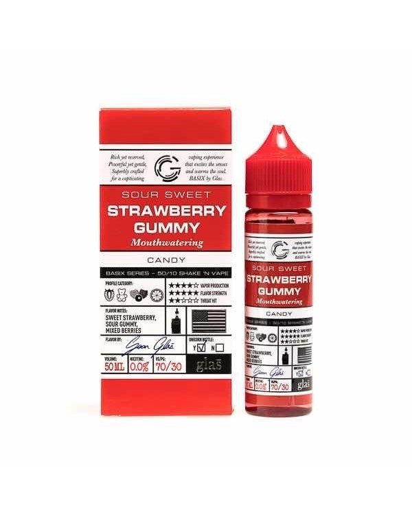 Strawberry Gummy Shortfill E-Liquid by Glas Vapor
