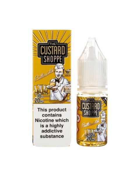 Butterscotch Custard Nic Salt E-Liquid by The Custard Shoppe