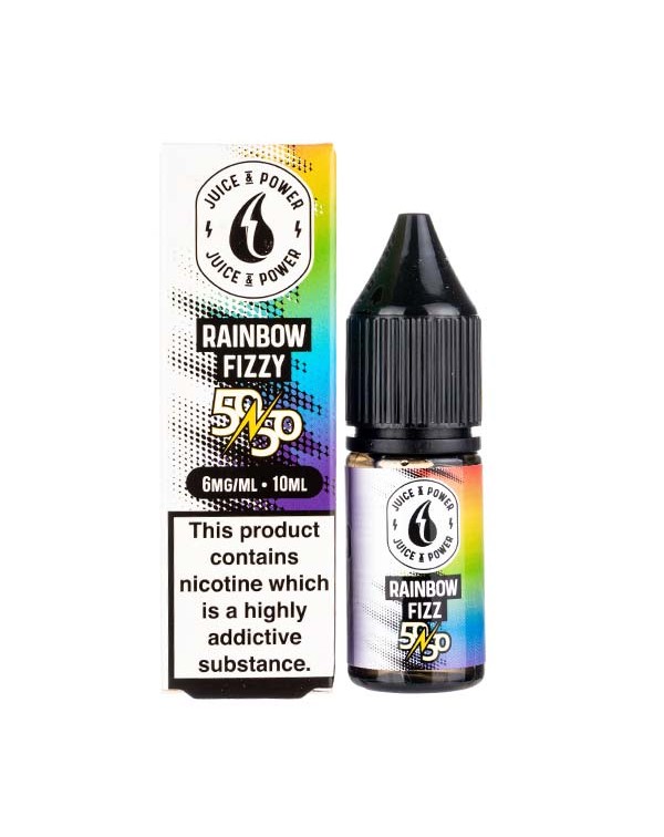 Rainbow Fizz 50/50 E-Liquid by Juice N Power