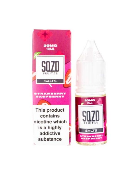 Strawberry Raspberry Nic Salt E-Liquid by SQZD Fruit Co