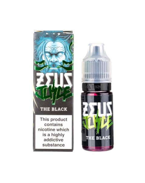 The Black 70/30 E-Liquid by Zeus Juice