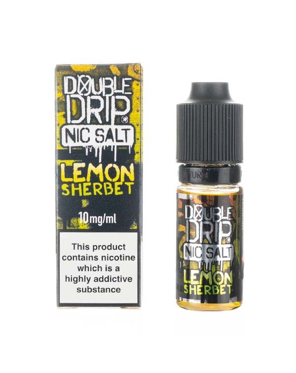 Lemon Sherbet Nic Salt E-Liquid by Double Drip