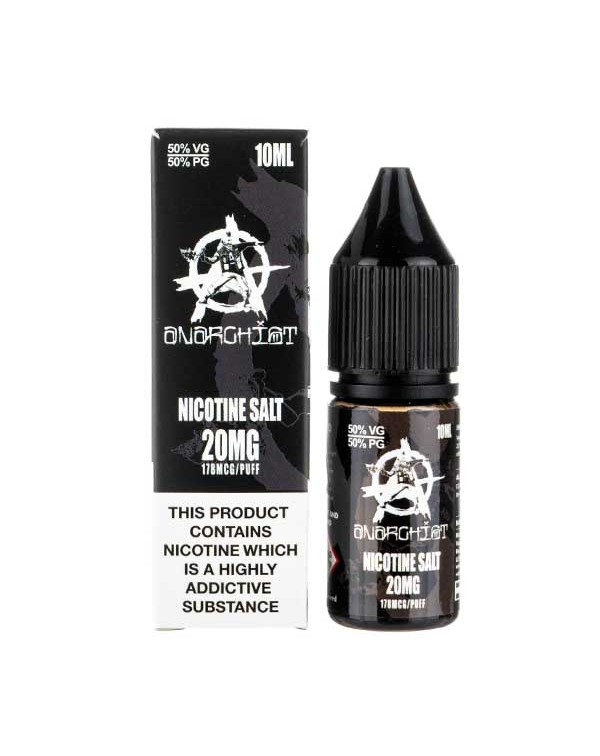 Black Nic Salt E-Liquid by Anarchist