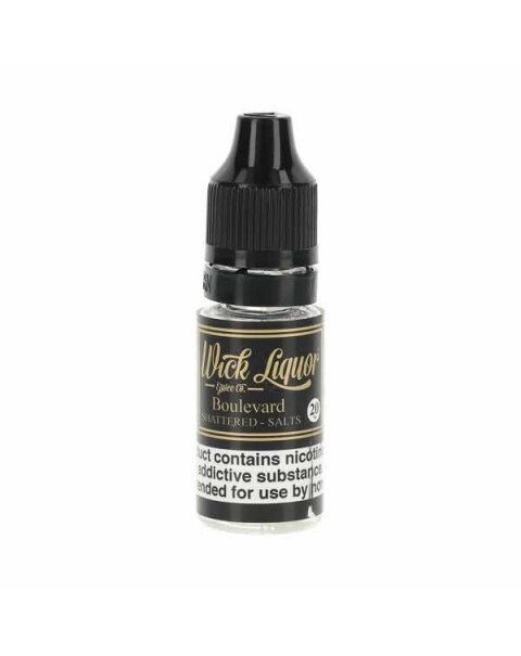 Boulevard Shattered Nic Salt E-Liquid by Wick Liquor