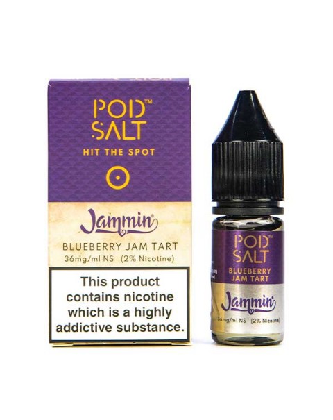 Blueberry Jam Tart Nic Salt E-Liquid by Pod Salt