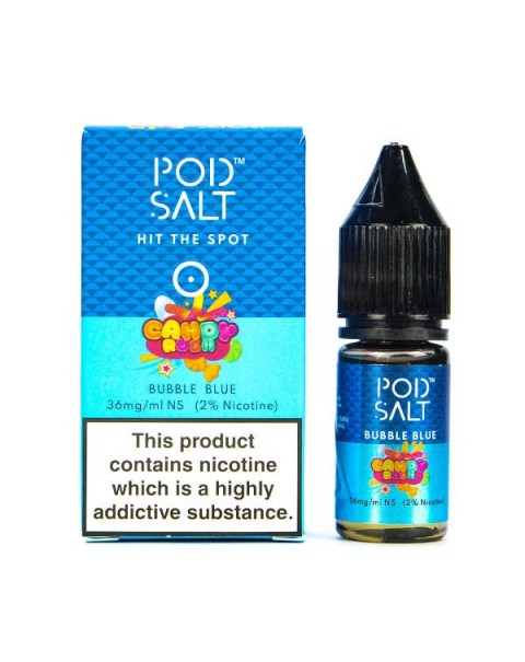 Bubble Blue Nic Salt E-Liquid by Pod Salt