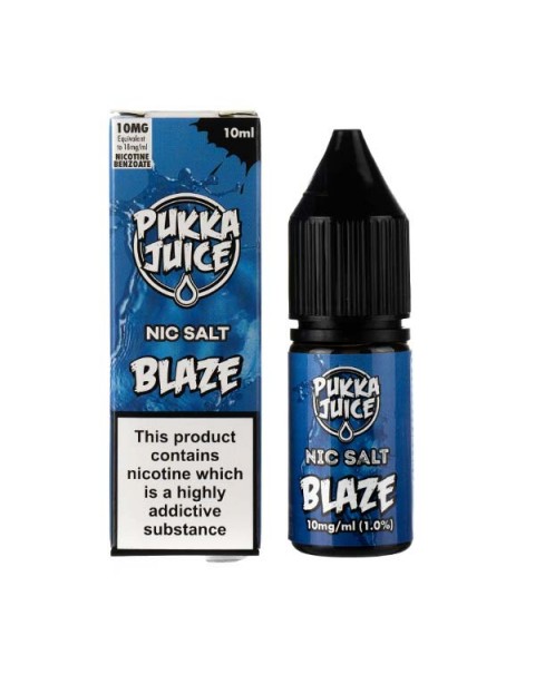 Blaze Nic Salt E-Liquid by Pukka Juice