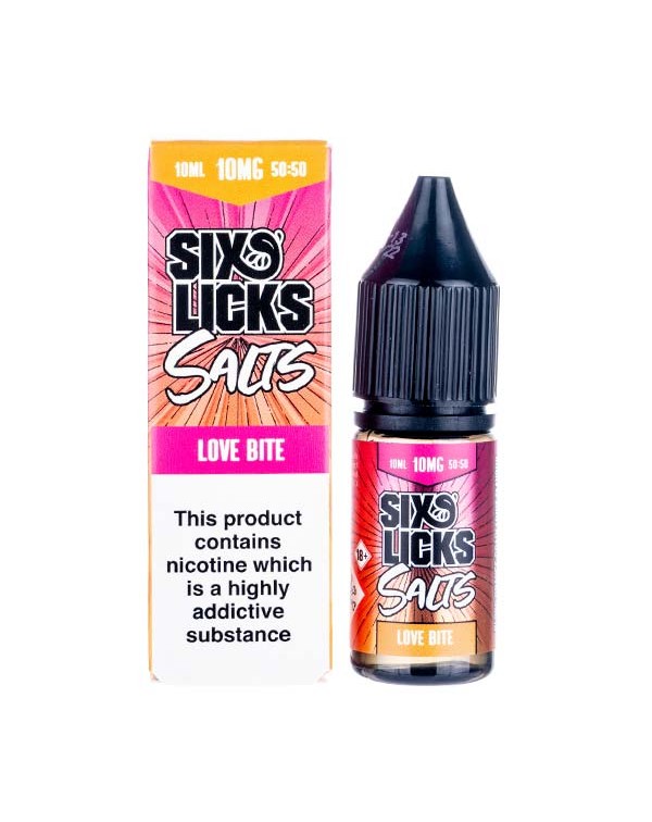 Love Bite Nic Salt E-Liquid by Six Licks