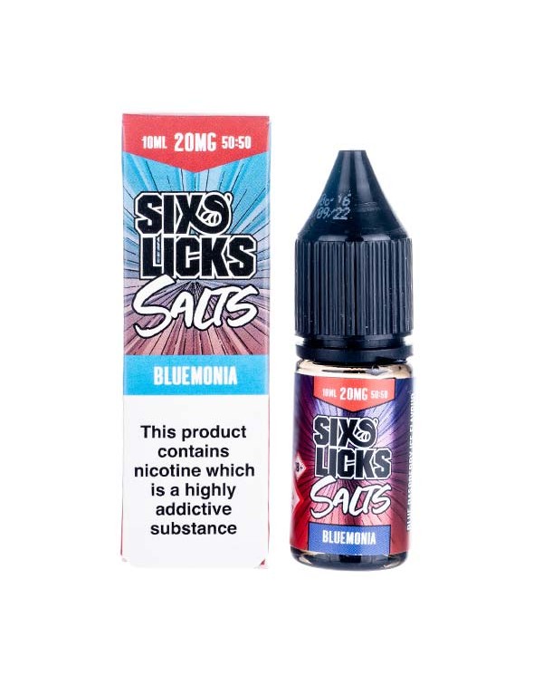 Bluemonia Nic Salt E-Liquid by Six Licks