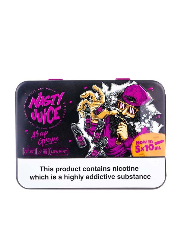 ASAP Grape E-Liquid - 5 x10ml by Nasty Juice