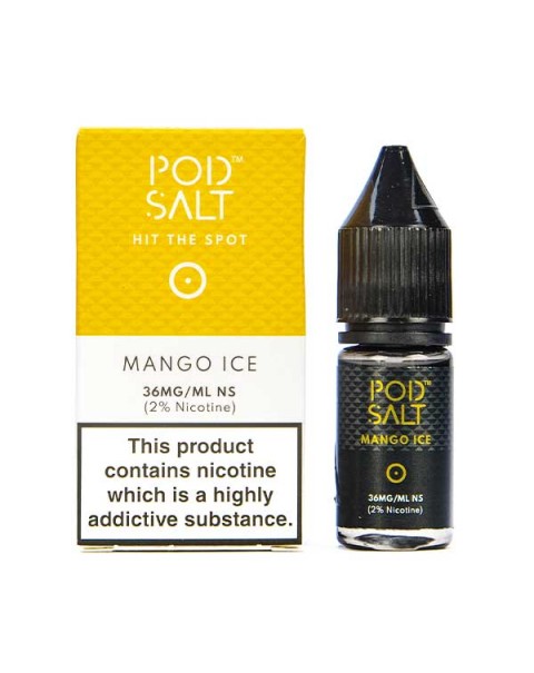 Mango Ice Nic Salt E-Liquid by Pod Salt