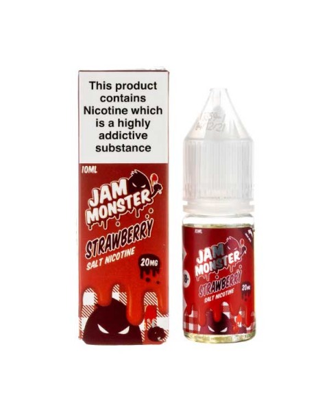Strawberry Nic Salt E-Liquid by Jam Monster