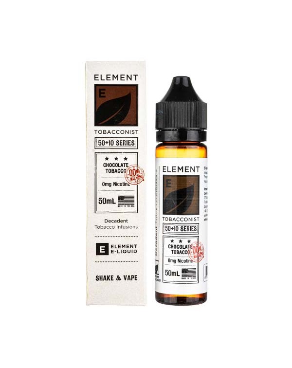 Chocolate Tobacco 50ml Shortfill E-Liquid by Eleme...