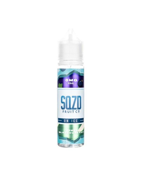 Apple Blackcurrant On Ice 50ml Shortfill E-Liquid by SQZD Fruit Co