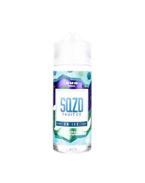 Apple Blackcurrant On Ice 100ml Shortfill E-Liquid by SQZD Fruit Co