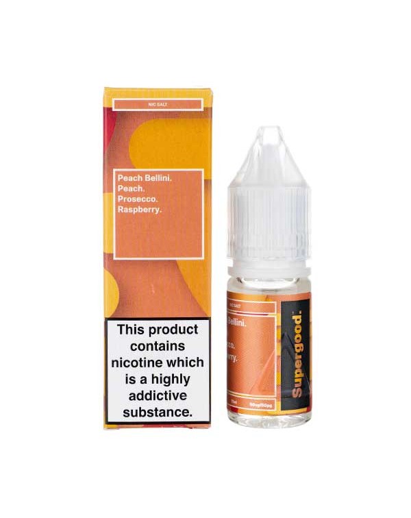 Peach Bellini Nic Salt E-Liquid by Supergood