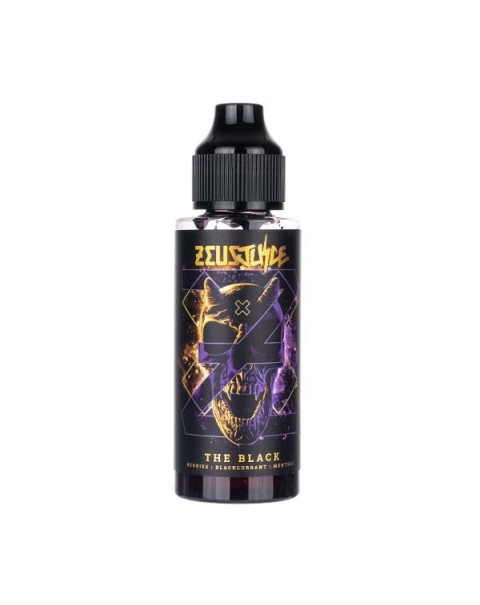 The Black 100ml Shortfill E-Liquid by Zeus Juice