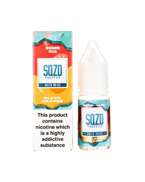 Blood Orange On Ice Nic Salt E-Liquid by SQZD Fruit Co