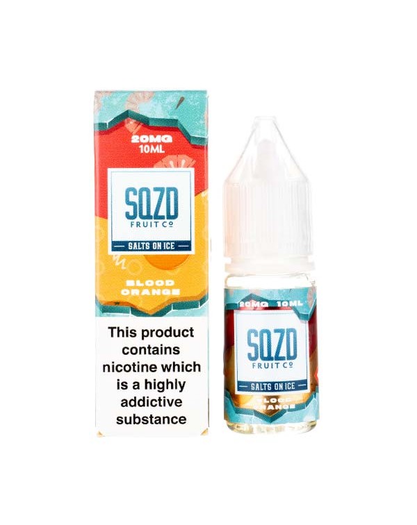 Blood Orange On Ice Nic Salt E-Liquid by SQZD Frui...