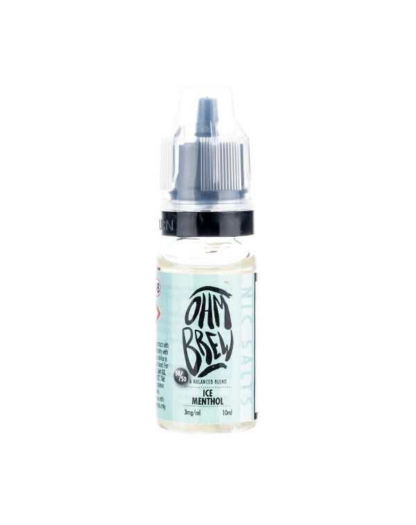 Iced Menthol Nic Salt E-Liquid by Ohm Brew