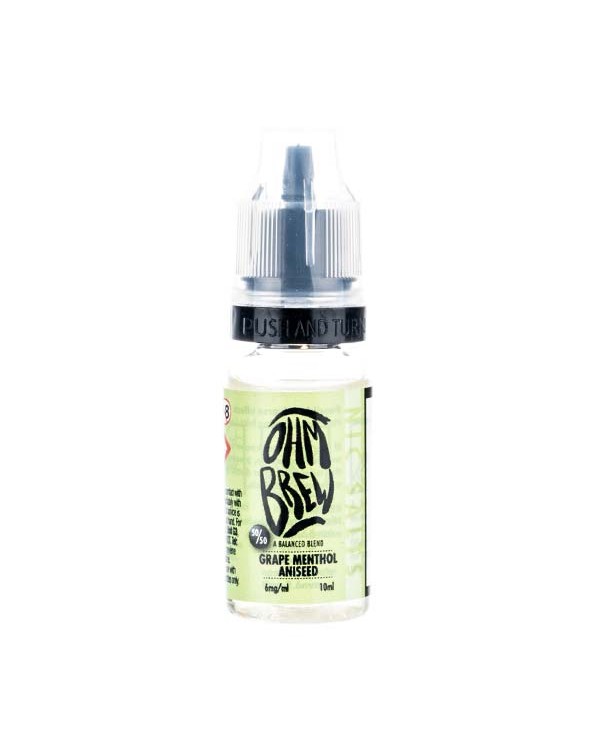 Grape Menthol Aniseed Nic Salt E-Liquid by Ohm Bre...