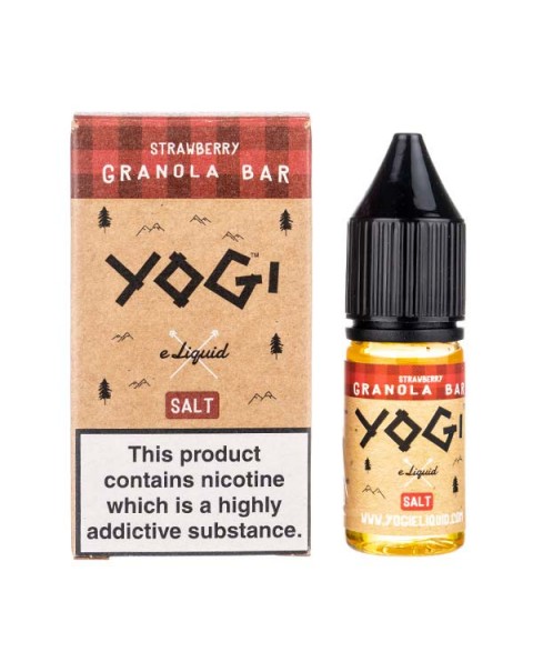 Strawberry Granola Bar Nic Salt E-Liquid by Yogi Salts
