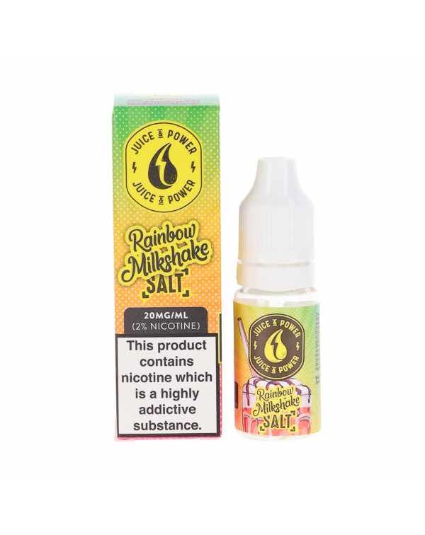 Rainbow Milkshake Nic Salt E-Liquid by Juice N Pow...