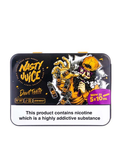 Devil Teeth E-Liquid (5 x 10ml) by Nasty Juice