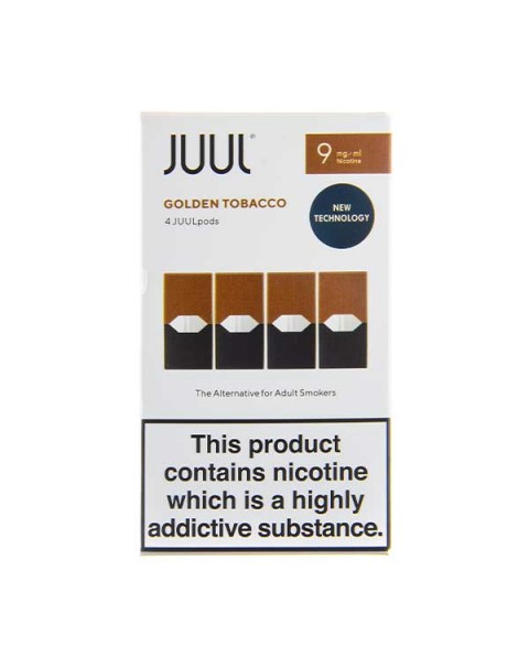 Golden Tobacco 9mg UK V2 Juul Pods