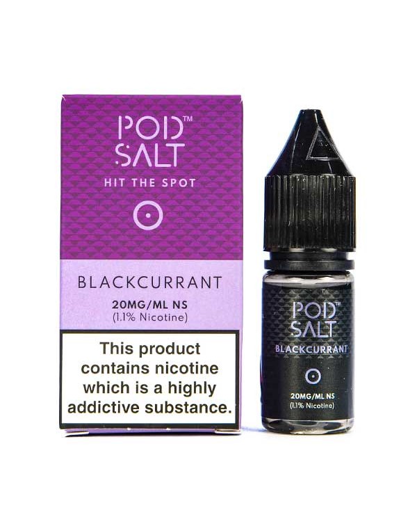 Blackcurrant Nic Salt E-Liquid by Pod Salt