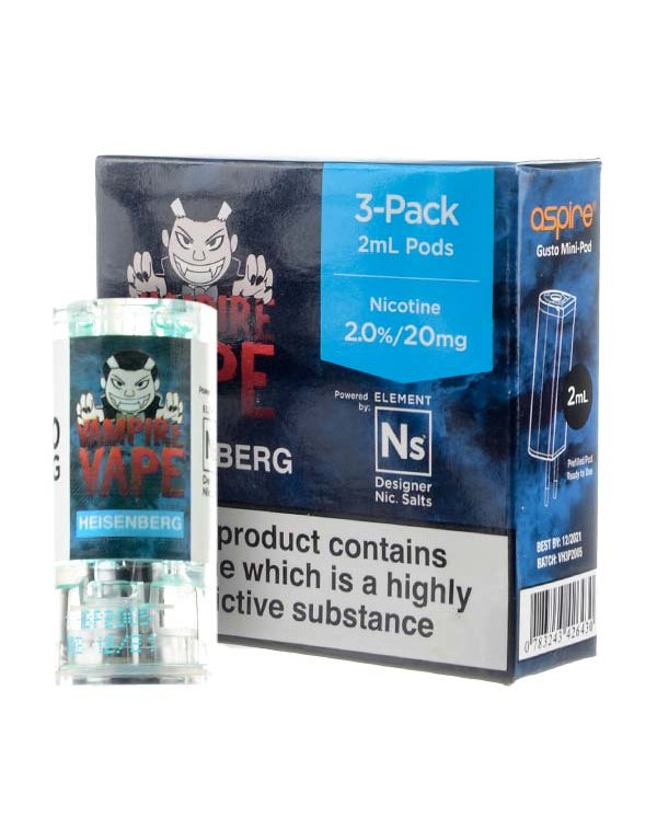 NS20 Vampire Vapes Heisenberg Gusto Pods